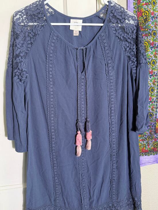 Knox Rose Tops - Knox Rose Boho Tunic Top – Size Medium
